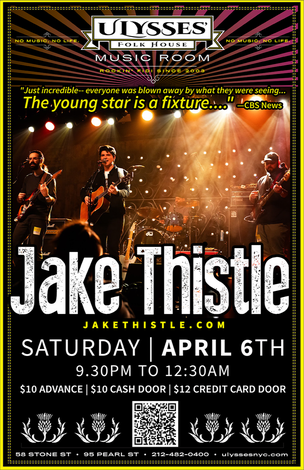 Event Jake Thistle @ Ulysses Folk House