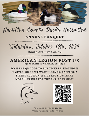 Event Hamilton County Ducks Unlimited Annual Banquet