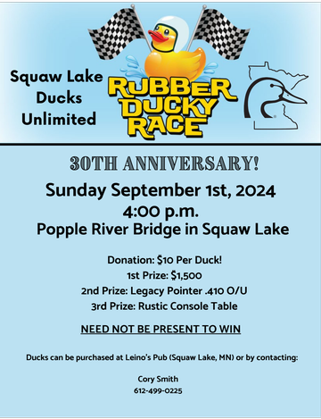 Event Squaw Lake DU Ducky Race