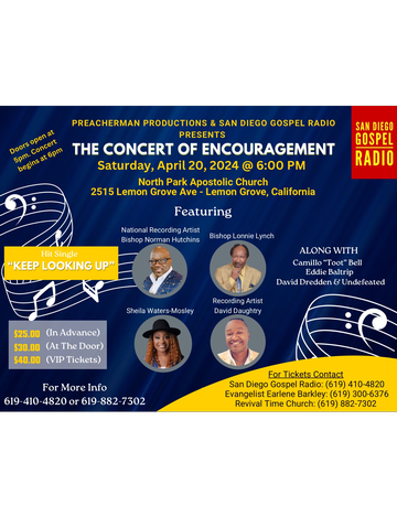 Event THE CONCERT OF ENCOURAGEMENT