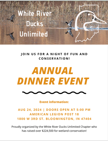 Event White River Ducks Unlimited Annual Dinner Event