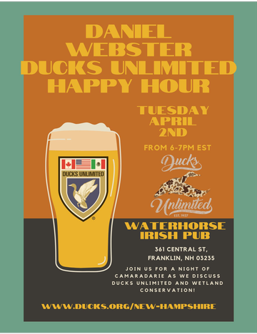 Event Daniel webster Ducks Unlimited Happy Hour