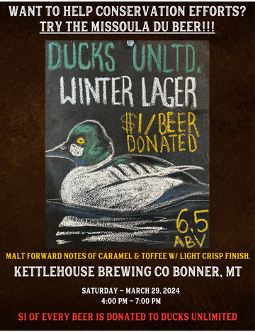 Event Missoula Ducks Unlimited Bar Night