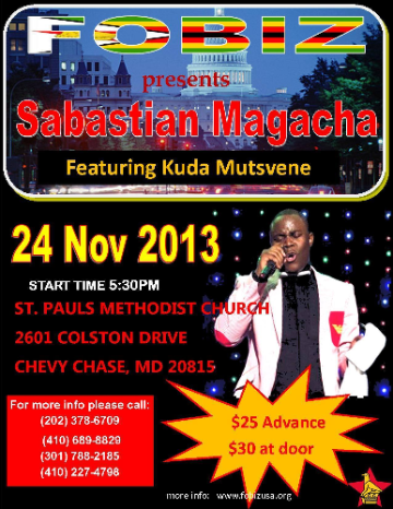 Event Sabastian Magacha in Washington DC