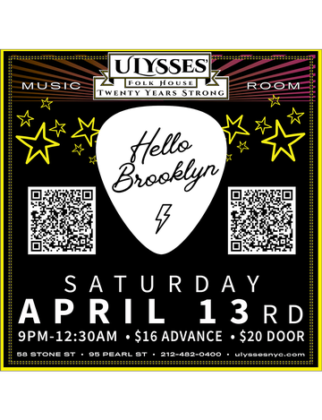 Event Hello Brooklyn - Live Music Show @ Ulysses Folk House