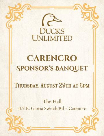 Event Carencro Sponsor's Banquet