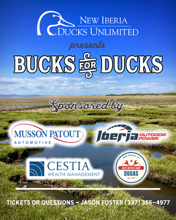 Event New Iberia Bucks for Ducks