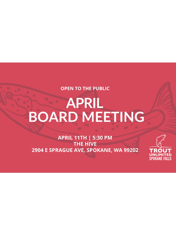 Event April Chapter Meeting
