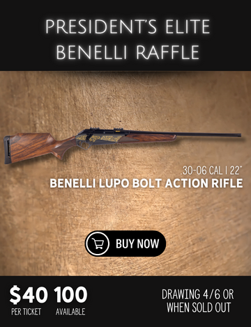 Event IDAHO DU PRESIDENT'S ELITE BENELLI RAFFLE