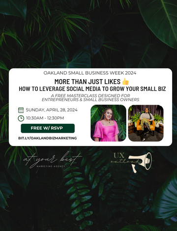 Event More Than Just Likes -  How to leverage social media to grow your small biz