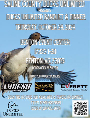 Event Saline Co. Ducks Unlimited Banquet & Dinner