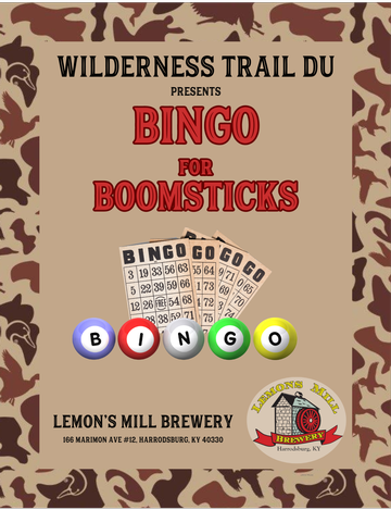 Event Wilderness Trail - Bingo Night