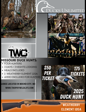 Event PA DU Missouri 4 Man Duck Hunt & Weatherby 2025