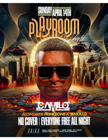 Event Playroom Sundays DJ Camilo Live At 11:11 Lounge