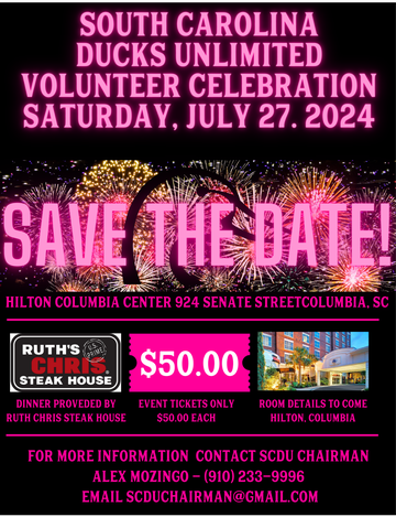 Event 2024 SCDU Volunteer Celebration (State Convention)