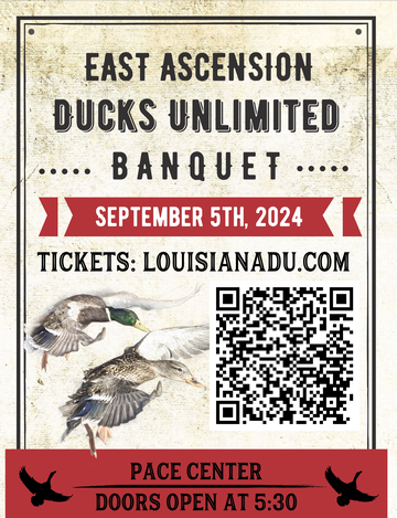 Event East Ascension Ducks Unlimited Banquet