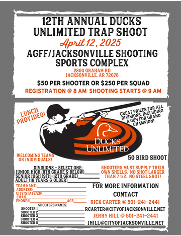 Event 12th Annual Jacksonville DU Trap Shoot Fundraiser