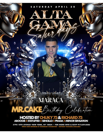 Event Alta Gama Saturdays Chucky 73 Live At Maraca NYC