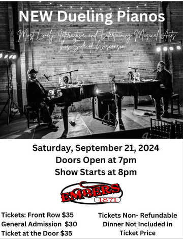 Event Dueling Pianos September 2024