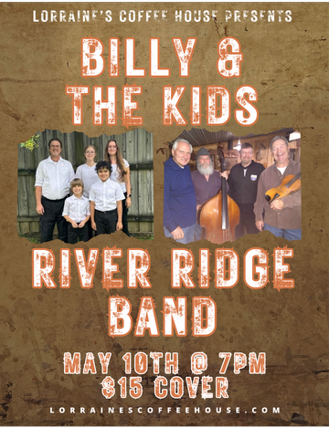 Event Billy & The Kids / River Ridge Bluegrass Band, Bluegrass, $15.00 Cover