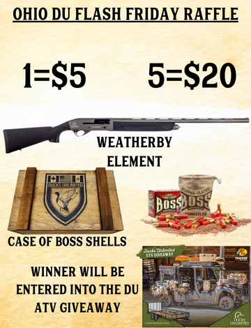 Event Ohio DU Flash Friday Weatherby and Case of Boss Shells