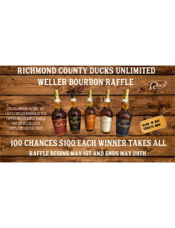 Event Richmond County Ducks Unlimited Weller Bourbon Raffle