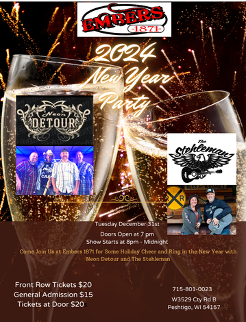 Event New Year's Eve at Embers 1871