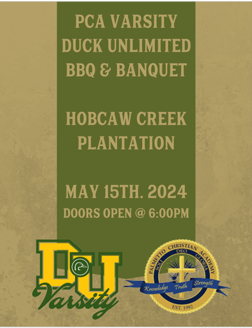 Event Palmetto Christian Academy Ducks Unlimited Conservation BBQ & Banquet 