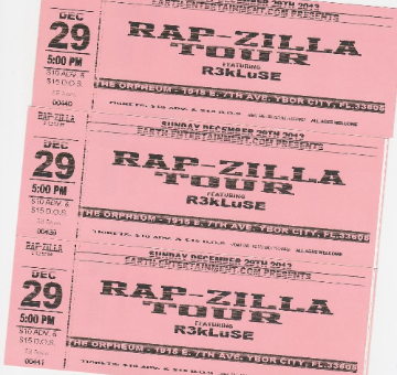 Event RAP-ZILLA TOUR