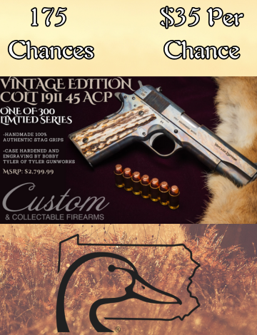 Event PA DU Custom Colt 1911 Raffle
