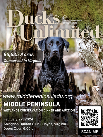 Event Middle Peninsula DU Annual Wetlands Conservation Dinner and Auction