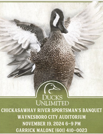 Event Chickasawhay River Sportsman's Dinner- Waynesboro