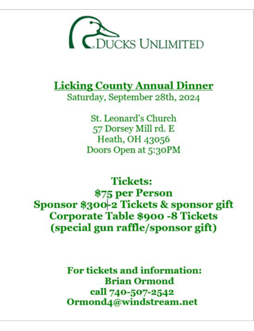 Event Licking County DU Dinner 