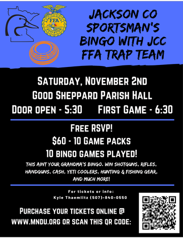 Event Jackson Gun Bingo