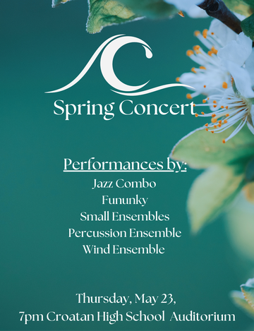 Event Croatan Band Spring Concert