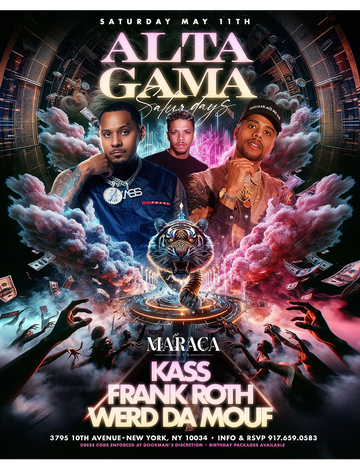 Event Alta Gama Saturdays Mothers Day Weekend At Maraca NYC