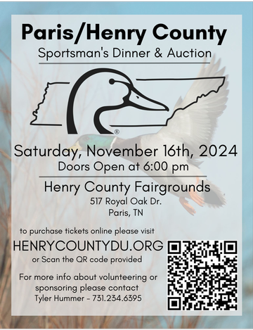 Event Paris/Henry County Sportsman's Dinner & Auction