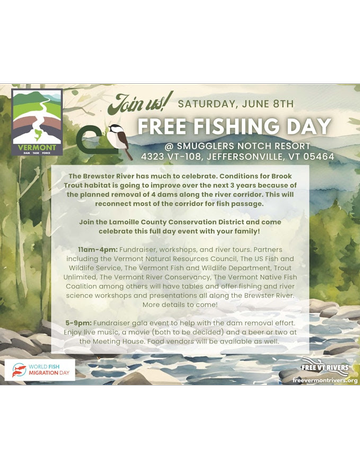 Event Brewster River Free Fishing Day