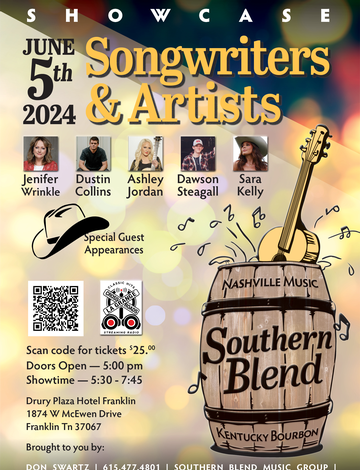 Event Southern Blend Music Group - Songwriter/Artist Showcase 