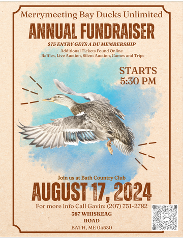 Event Merrymeeting Bay Ducks Unlimited Annual Fundraiser Dinner Event