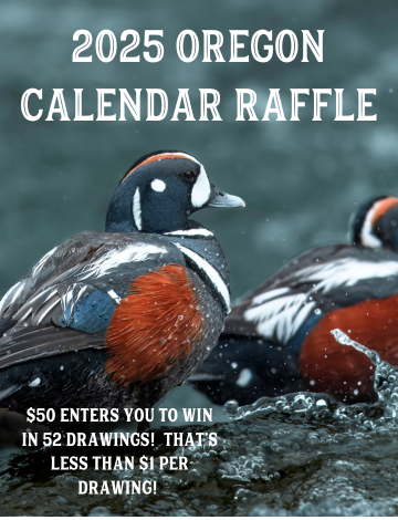 Event 2025 Oregon Calendar Raffle