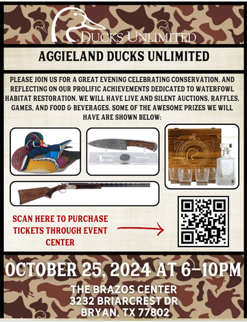 Event Aggieland Ducks Unlimited Dinner