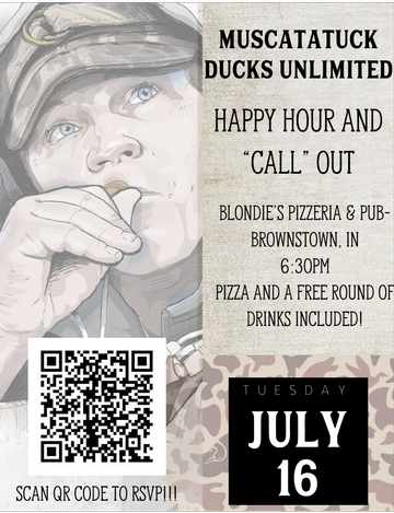 Event Muscatatuck Ducks Unlimited Happy Hour and Callout Meeting