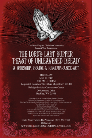 Event The LORD's LAST SUPPER --- "So Others Might Eat"