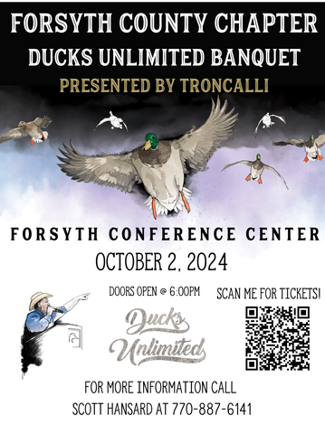 Event Forsyth County Annual Sportsman's Banquet presented by Troncalli