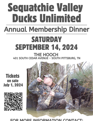 Event Sequatchie Valley Ducks Unlimited Sportsman's Dinner & Auction
