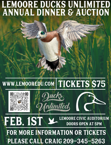 Event Lemoore Ducks Unlimited 4th Annual Dinner & Auction