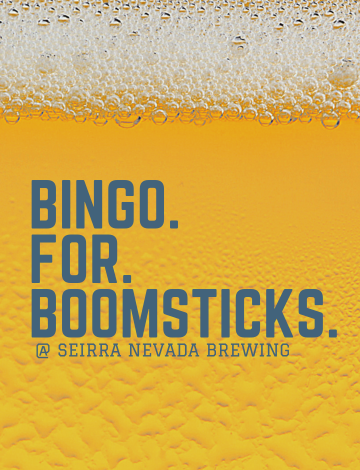 Event CSU Bingo for Boomsticks at Seirra Nevada 2025