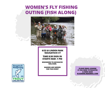 Event Women's Fly Fishing Outing (Fish Along) 