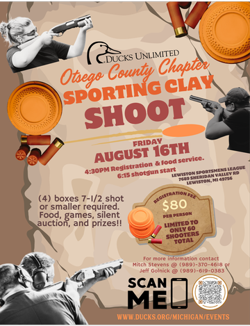 Event Otsego County Chapter Clay Shoot